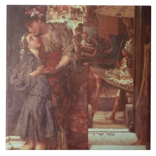 アルマTadema |出発1880年 タイル (正面)