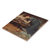 アルマTadema |地上の楽園1891年 タイル (側面)