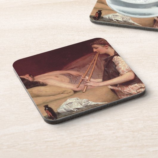 アルマTadema |昼寝1868年 コースター (左側)