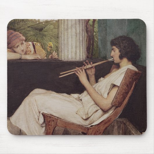 アルマTadema |音楽Hathのチャーム マウスパッド (正面)