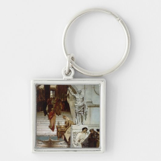 アルマTadema | Agrippa 1875年の聴衆 キーホルダー (正面)