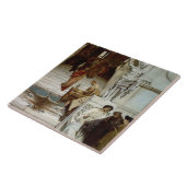 アルマTadema | Agrippa 1875年の聴衆 タイル (側面)