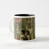 アルマTadema | CaracallaおよびGeta 1907年 ツートーンマグカップ (正面左)