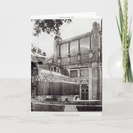 アルマTadem's Houseの北側面1889年氏の カード (正面)