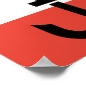 アルミア・クラホワ国旗 ポスター (角)