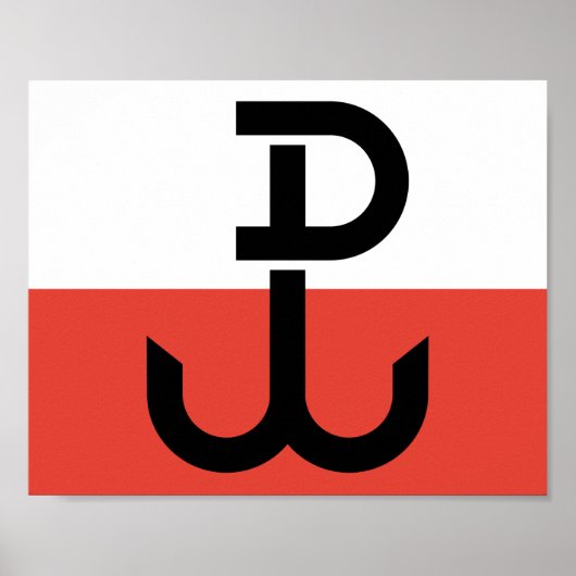 アルミア・クラホワ国旗 ポスター (正面)