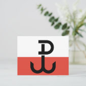 アルミア・クラホワ国旗 ポストカード (スタンド正面)