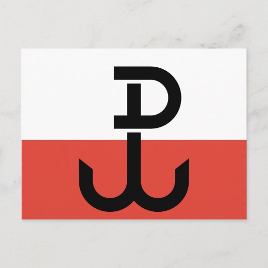 アルミア・クラホワ国旗 ポストカード (正面)