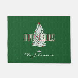 アルミクリスマスツリーグリーンクリスマス ドアマット