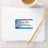 アルミクリスマスツリー差出人住所ラベル ラベル (インサイチュ)