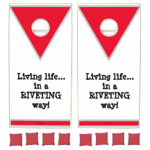 アルミトレーラー愛好家向けコーンホールゲーム盤