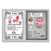 アルミナアルミホーンユニコーン取引カード テーブルナンバー (裏面)