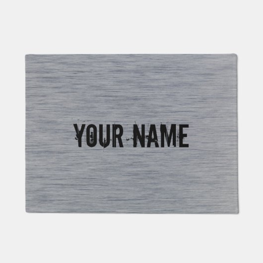 アルミニウムブラシ付きメタル構造 ドアマット (正面)