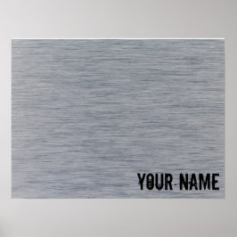 アルミニウムブラシ付きメタル構造 ポスター