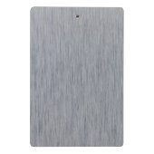 アルミニウムブラシ付きメタル構造 ミニクリップボード (裏面)