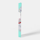 アルミニウムリースレトロクリスマス iPhoneケース (右側面)