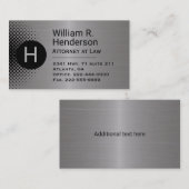 アルミニウム一見のカスタムな名刺 名刺 (正面/裏面)