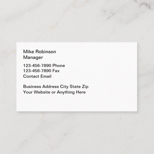 アルミニウム供給会社の名刺 名刺 (裏面)