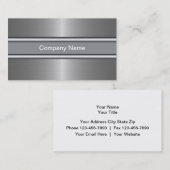 アルミニウム名刺 名刺 (正面/裏面)