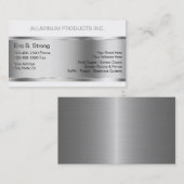 アルミニウム建設業カード 名刺 (正面/裏面)