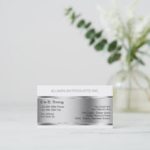 アルミニウム建設業カード 名刺 (スタンド正面)