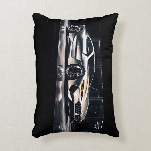 アルミニウム未来型レースカー アクセントクッション (正面(垂直))