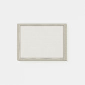 アルミニウム灰色のエンボスの葉のつる植物 ポストイット (正面)