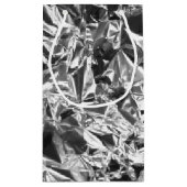 アルミニウム箔デザイン銀色 スモールペーパーバッグ (裏面)