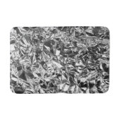 アルミニウム箔デザイン銀色 バスマット (正面)