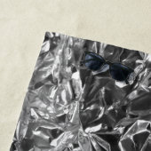 アルミニウム箔デザイン銀色 ビーチタオル (インサイチュ)