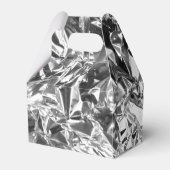 アルミニウム箔デザイン銀色 フェイバーボックス (裏面サイド)