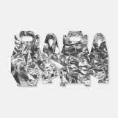 アルミニウム箔デザイン銀色 フェイバーボックス (折り畳みなし)