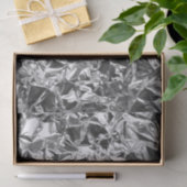 アルミニウム箔デザイン銀色 薄葉紙 (ギフト)