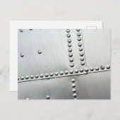 アルミニウム航空機皮膚ヴィンテージ ポストカード (正面/裏面)