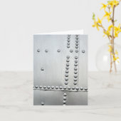 アルミニウム航空機皮膚抽象芸術 カード (黄色い花)