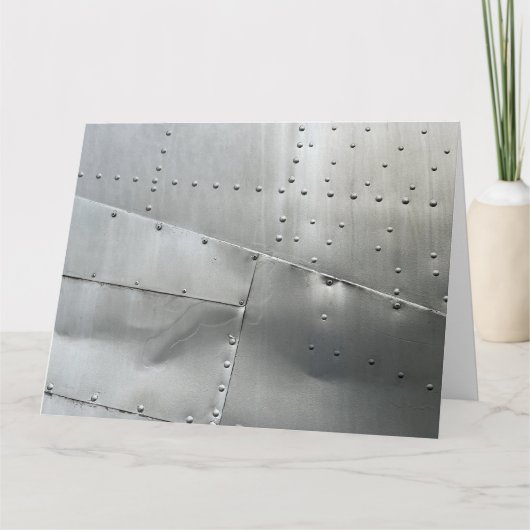 アルミニウム航空機皮膚 カード (正面)