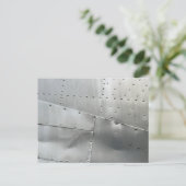 アルミニウム航空機皮膚 ポストカード (スタンド正面)