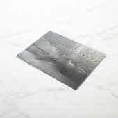 アルミニウム航空機皮膚 箔シーズンポストカード (回転した状態)