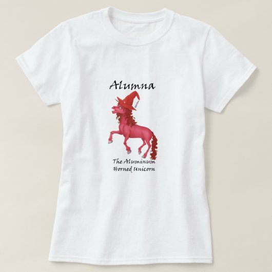 アルミニウム角ユニコーンTシャツ Tシャツ (デザイン正面)