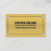 アルミニウム金属およびねじ 名刺 (正面)