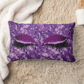 アルミニウム金属巻きアメジストメイクアップ灰 ランバークッション (ブランケット)