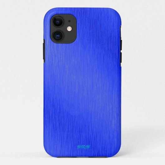 アルミニウム青 Case-Mate iPhoneケース (裏面)