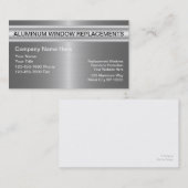 アルミニウムWindowsの名刺 名刺 (正面/裏面)