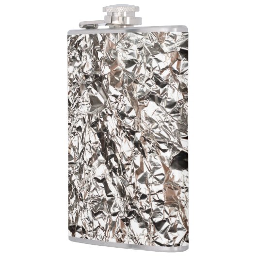 アルミホイルの質 フラスク (左)