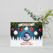 アルミ箔招待状はがき 箔招待状ポストカード (立ち正面)