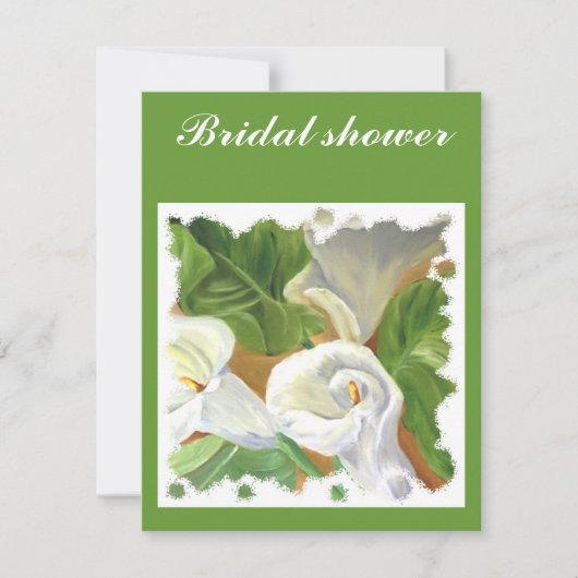 アルムスブライダルシャワー 招待状 (正面)