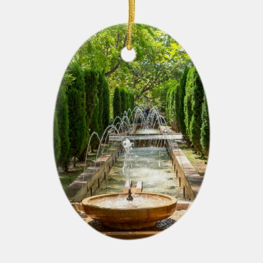 アルムダイナガーデンズの噴水 – パルマデマヨルカ セラミックオーナメント (正面)