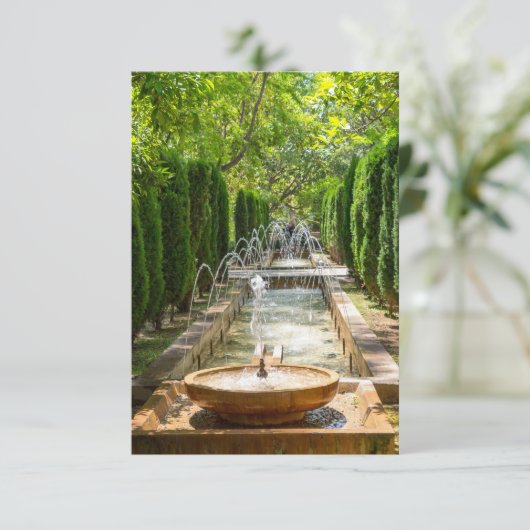 アルムダイナガーデンズの噴水 – パルマデマヨルカ 招待状 (スタンド正面)