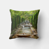 アルムダイナ庭園の噴水 - パルマ・デ・マヨルカ クッション (裏面)