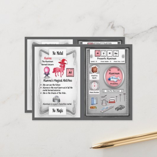 アルムナ – アルミホーンユニコーンゲームカード ポストカード (正面/裏面インサイチュ)